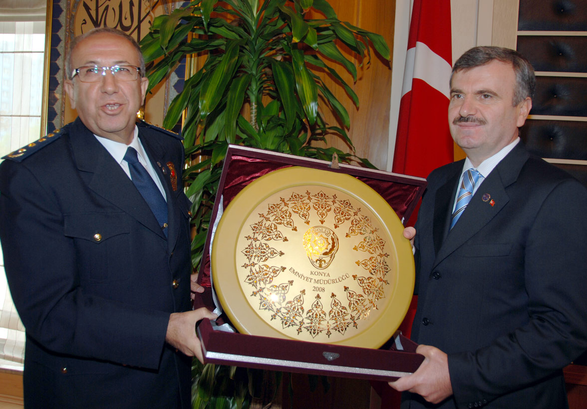 İl Emniyet Teşkilatı Başkan Akyürek'i Ziyaret Etti