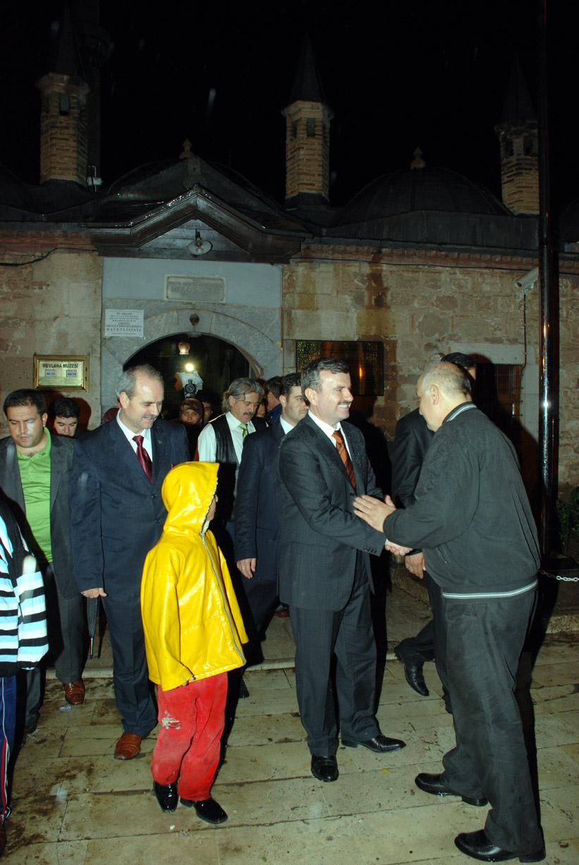 Başkan Akyürek Kadir Gecesi'nde Mevlana Müzesi'nde