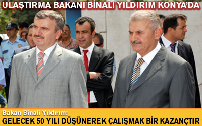 Ulaştırma Bakanı Yıldırım Büyükşehir'i Ziyaret Etti