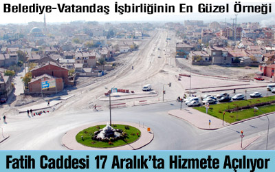 Başkan Akyürek Fatih Caddesi''nde İncelemelerde Bulundu