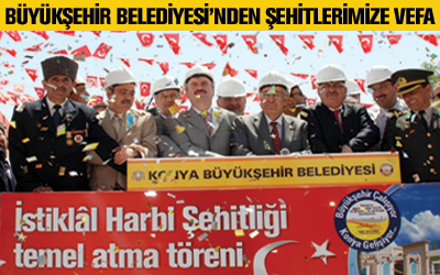 İstiklal Harbi Şehitliği'nin Temeli Törenle Atıldı