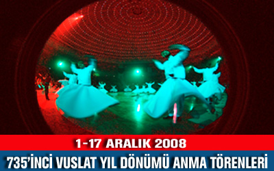 735'inci Vuslat Yıl Dönümü Etkinlikleri Başladı