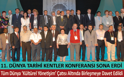 Dünya Tarihi Kentler Konferansı Konya Bildirisi'ni Başkan Akyürek Okudu