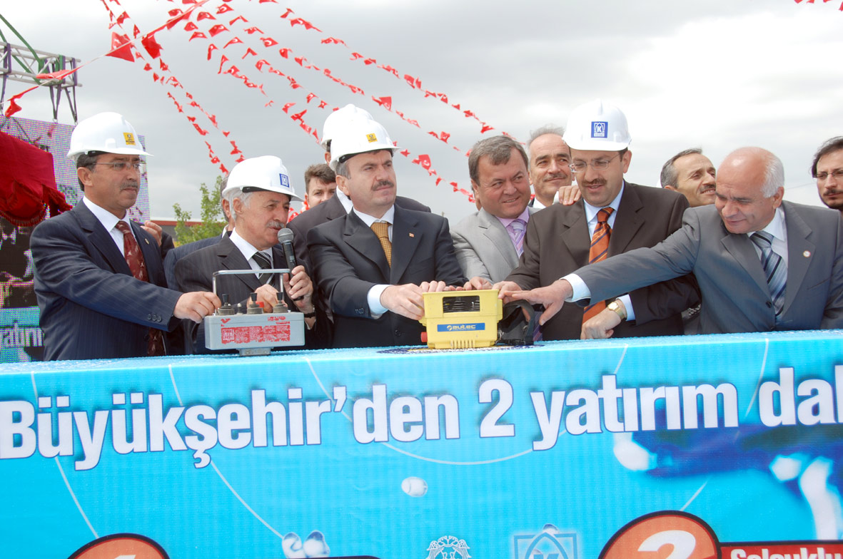 KOSKİ Selçuklu ve Meram Altyapı Tesisleri'nin Temeli Atıldı