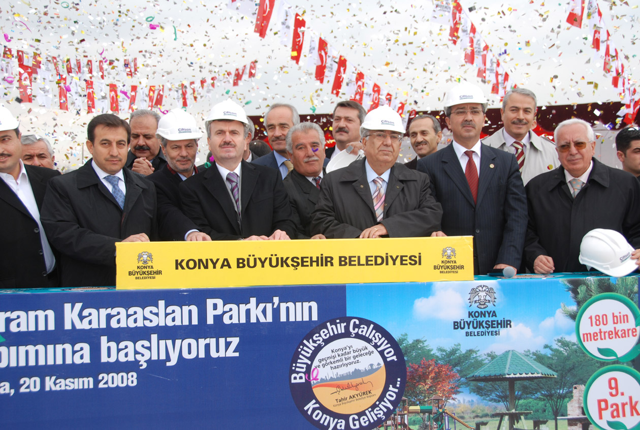 Karaaslan Hadimi Parkı'nın Temeli Atıldı