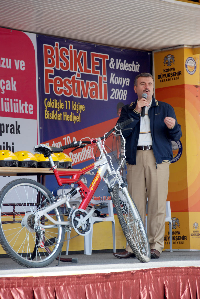 7'den 70'e Yüzlerce Konyalı Bisiklet Şenliği'nde Buluştu