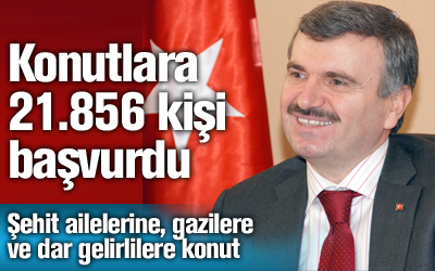 TOKİ Konutları İçin Başvuru Sayısı 21.856 Oldu
