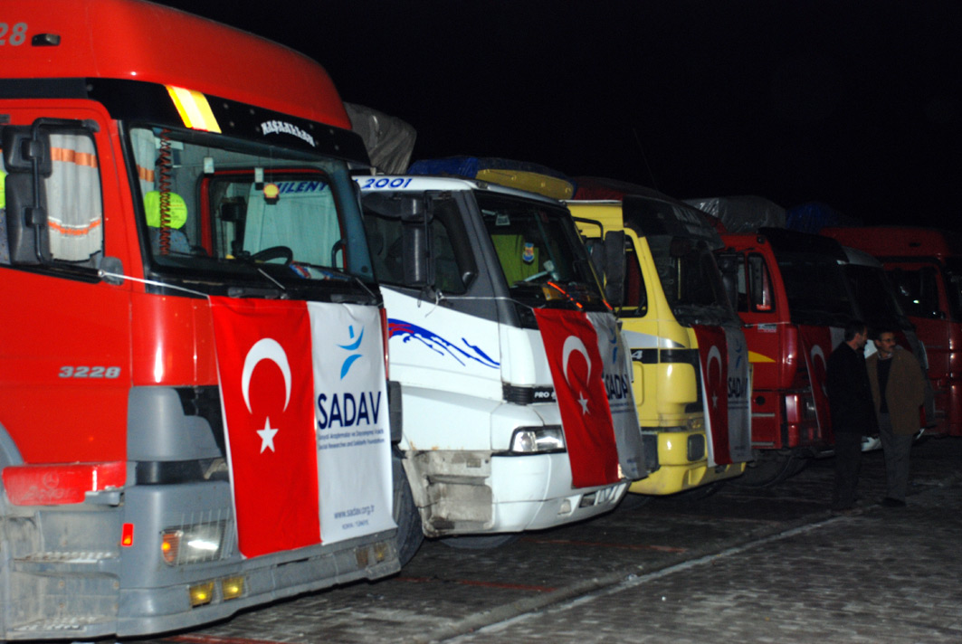 Konya'dan Filistin'e Yardım Eli