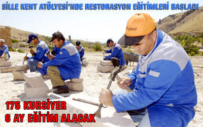 Sille Kent Atölyesi'nde Restorasyon Eğitimleri Başladı