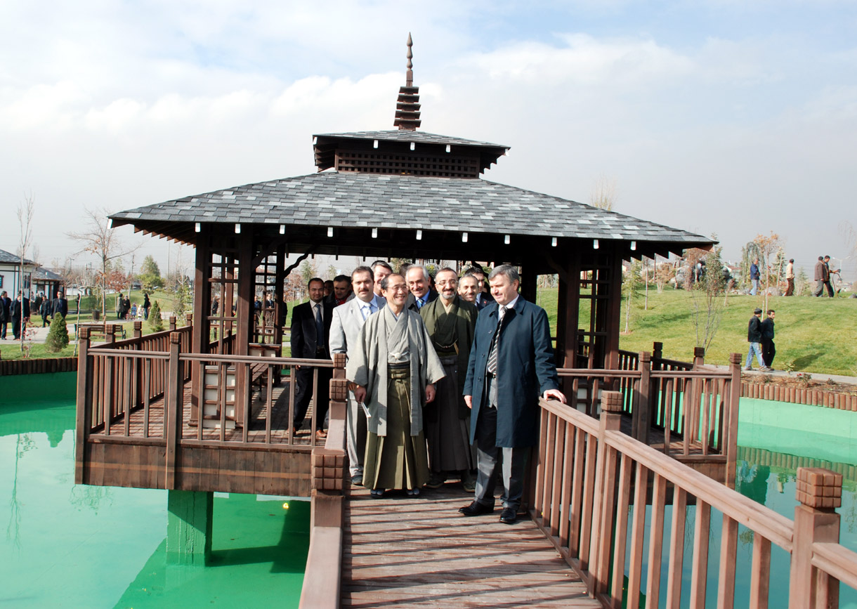 Kyoto İle Kardeş Şehir Protokolü İmzalandı, Heyet Japon Parkı'nı Gezdi