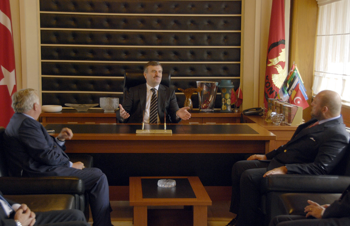 Mustafa Koç Başkan Akyürek'i Ziyaret Etti