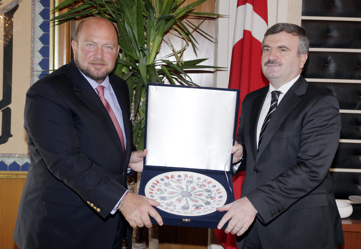 Mustafa Koç Başkan Akyürek'i Ziyaret Etti