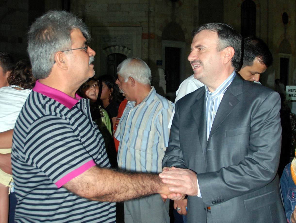 Başkan Akyürek Miraç Kandili'nde Mevlana Müzesi'nde