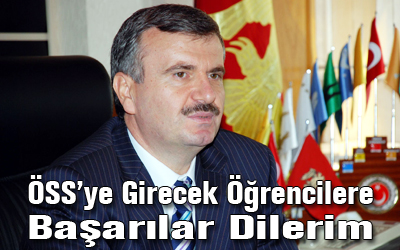 ÖSS ve SBS'ye Girecek Öğrencilere Başarılar
