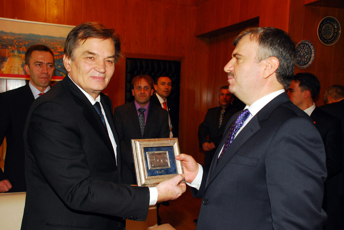 Bosna Hersek Cumhurbaşkanı Slajdzic Başkan Akyürek'i Ziyaret Etti