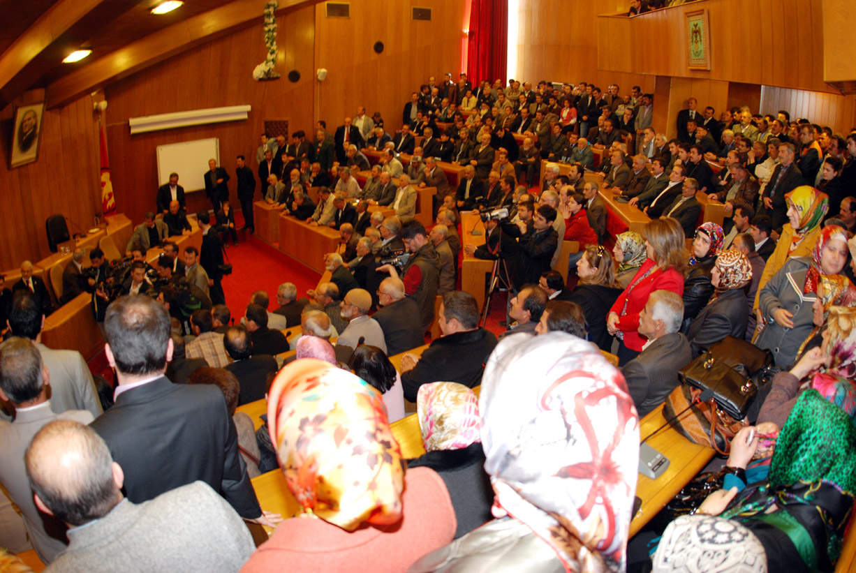 Başkan Akyürek ve Merkez İlçe Belediye Başkanları Tebrikleri Kabul Etti