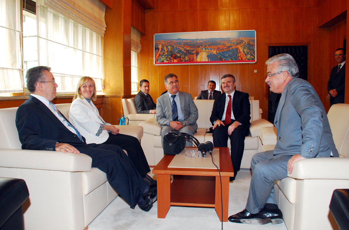 YÖK Başkanı Prof. Dr. Özcan Başkan Akyürek'i Ziyaret Etti