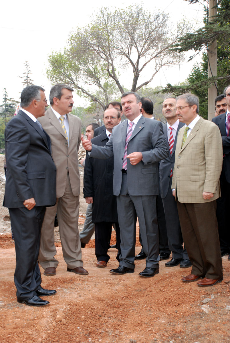 Başkan Akyürek Kültür Park İnşaatını İnceledi