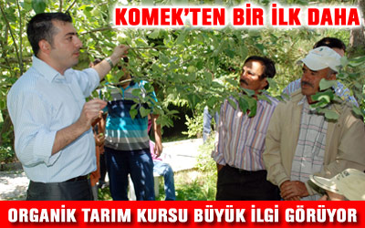 KOMEK'in Organik Tarım Kursu İlgi Görüyor