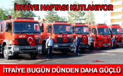 Büyükşehir'den İtfaiye Haftası Kutlamaları