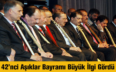 42'nci Aşıklar Bayramı Büyük İlgi Gördü