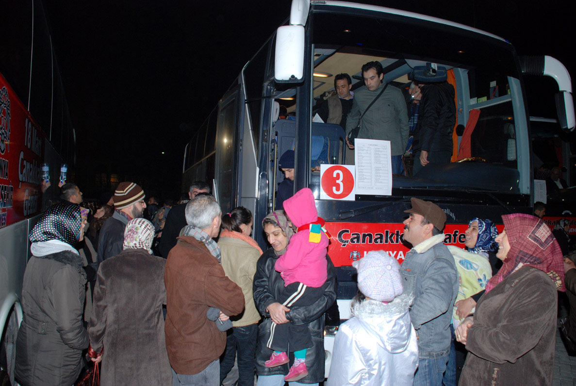 190 Öğrenci Çanakkale'ye Gönderildi