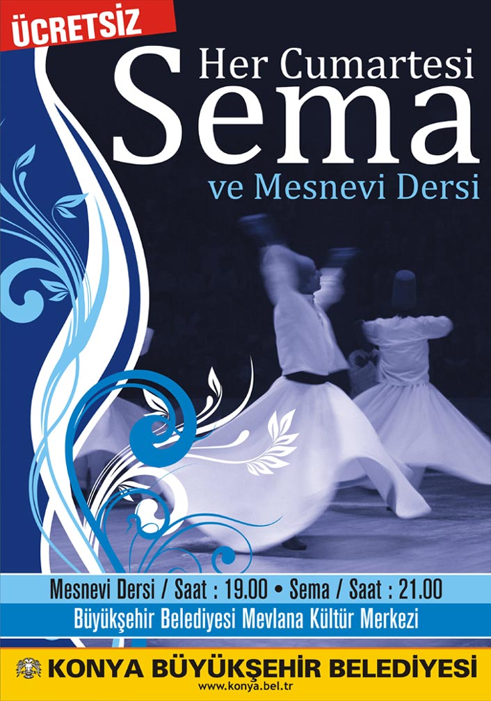 Her Cumartesi Sema Öncesi Mesnevi Dersleri Yapılacak