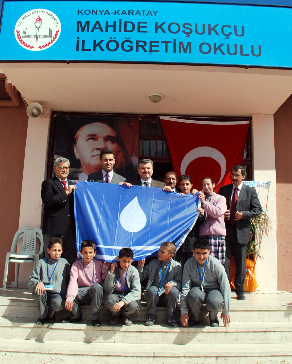 Su Tasarrufu Sağlayan Okullara Mavi Bayrak Veriliyor