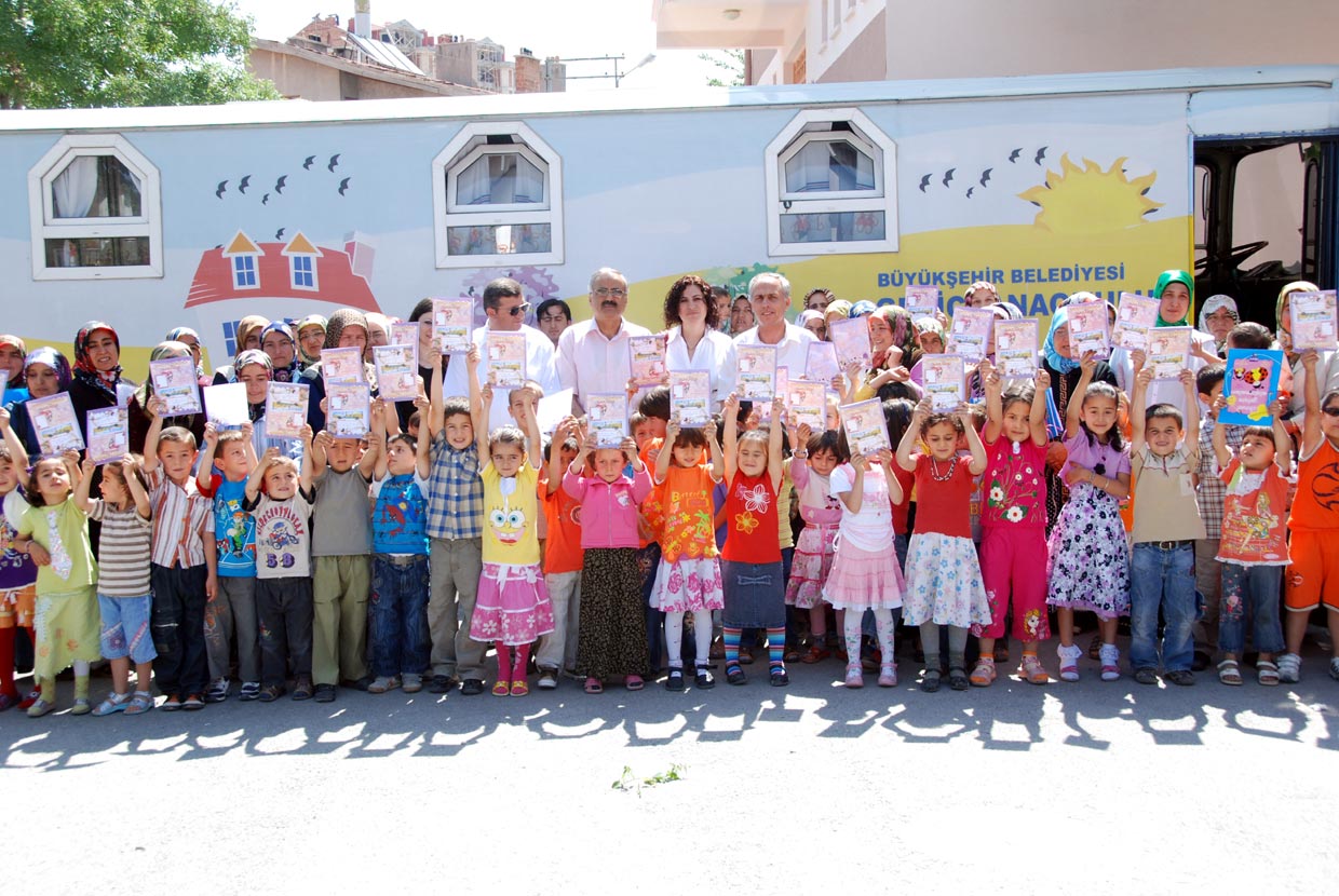 Gezici Anaokulunda Karne Heyecanı Yaşandı