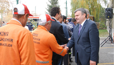 Başkan Akyürek Belediye Çalışanları İle Bayramlaştı