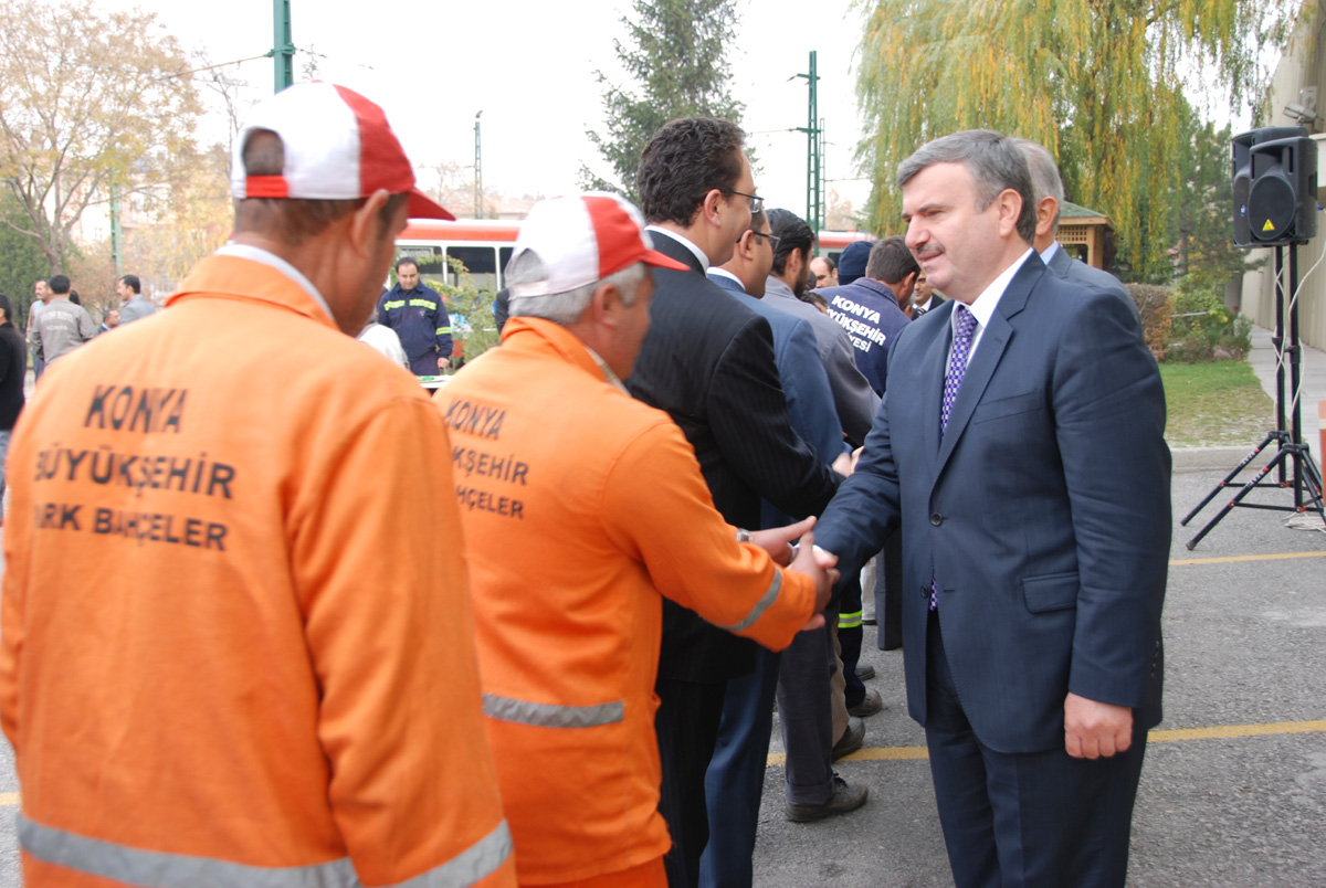 Başkan Akyürek Belediye Çalışanları İle Bayramlaştı