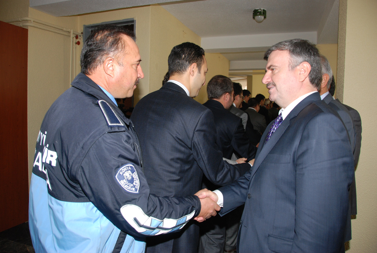 Başkan Akyürek Belediye Çalışanları İle Bayramlaştı