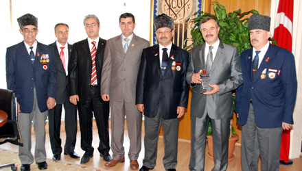 Gazi Dernekleri Büyükşehir'i Ziyaret Etti