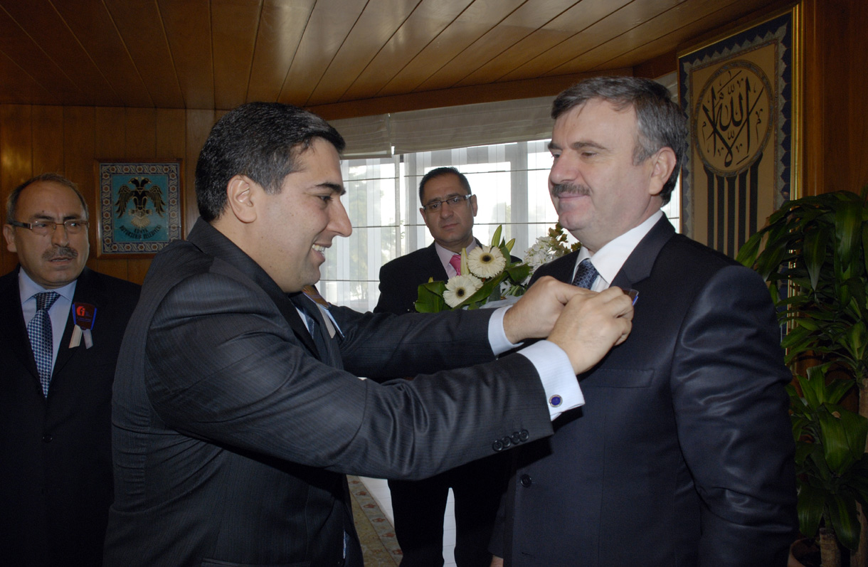 Vergi Dairesi Başkanı Aksöz Başkan Akyürek'i Ziyaret Etti