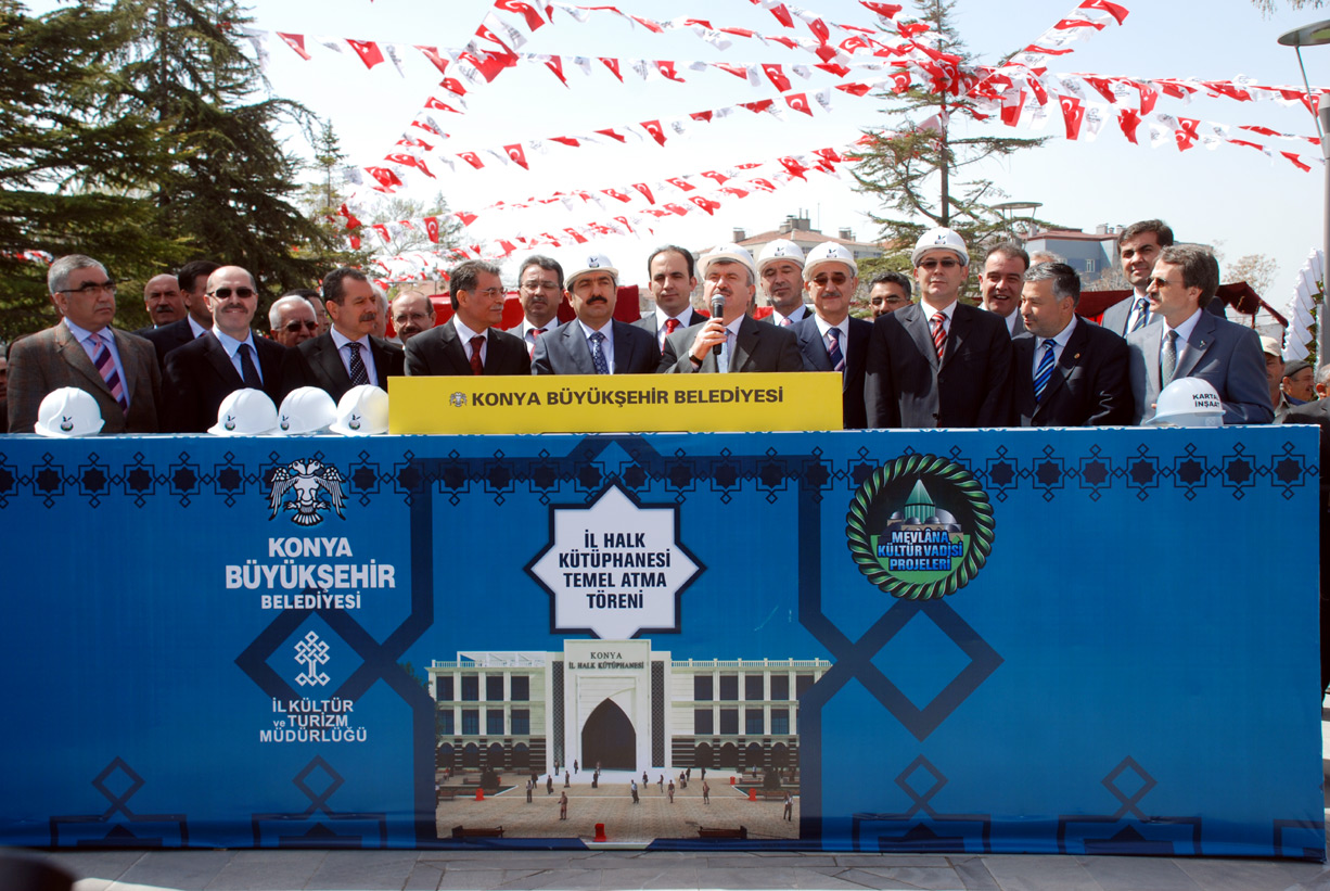 İl Halk Kütüphanesi'nin Temeli Törenle Atıldı