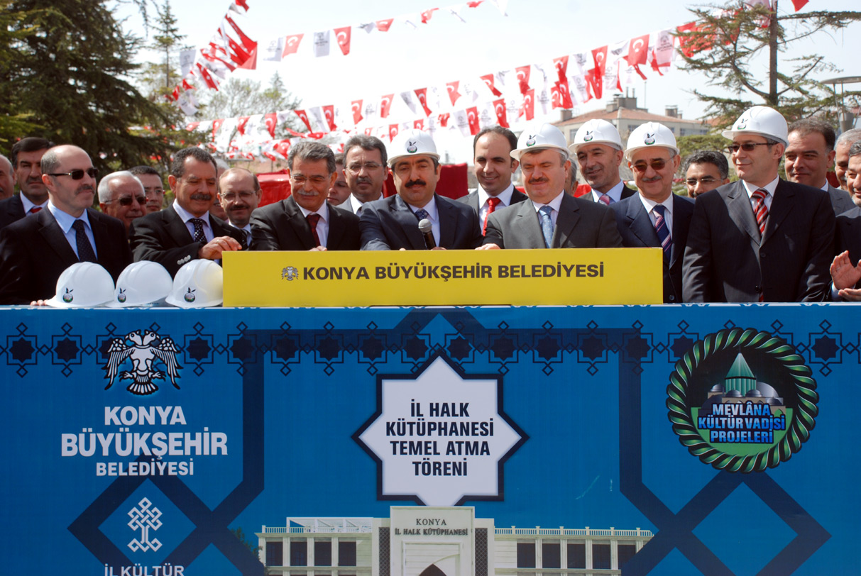 İl Halk Kütüphanesi'nin Temeli Törenle Atıldı