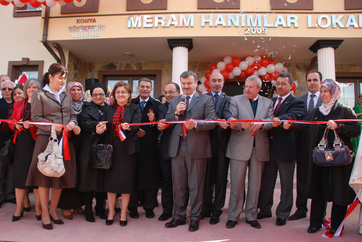 Meram Hanımlar Lokali'nin Açılışı Törenle Yapıldı