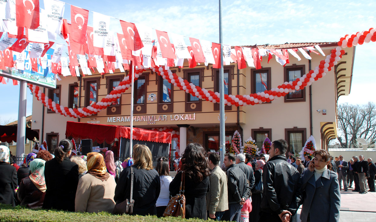 Meram Hanımlar Lokali'nin Açılışı Törenle Yapıldı