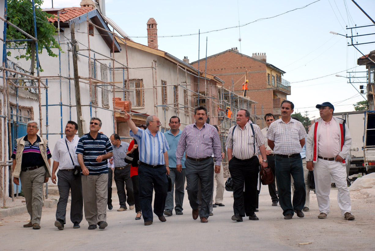 Mimarlar Tarihi Bölgedeki Çalışmaları İnceledi