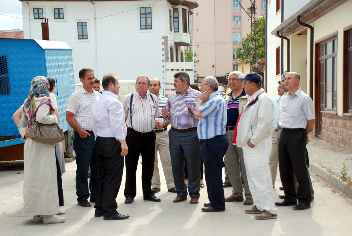 Mimarlar Tarihi Bölgedeki Çalışmaları İnceledi