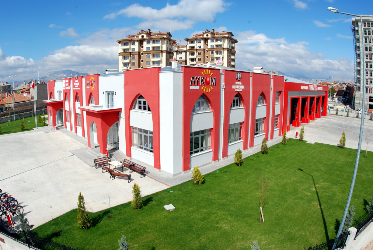 Meram İtfaiye Merkezi'nin Açılışı Yapılıyor