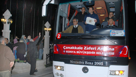 123 Öğrenci Çanakkale'ye Uğurlandı