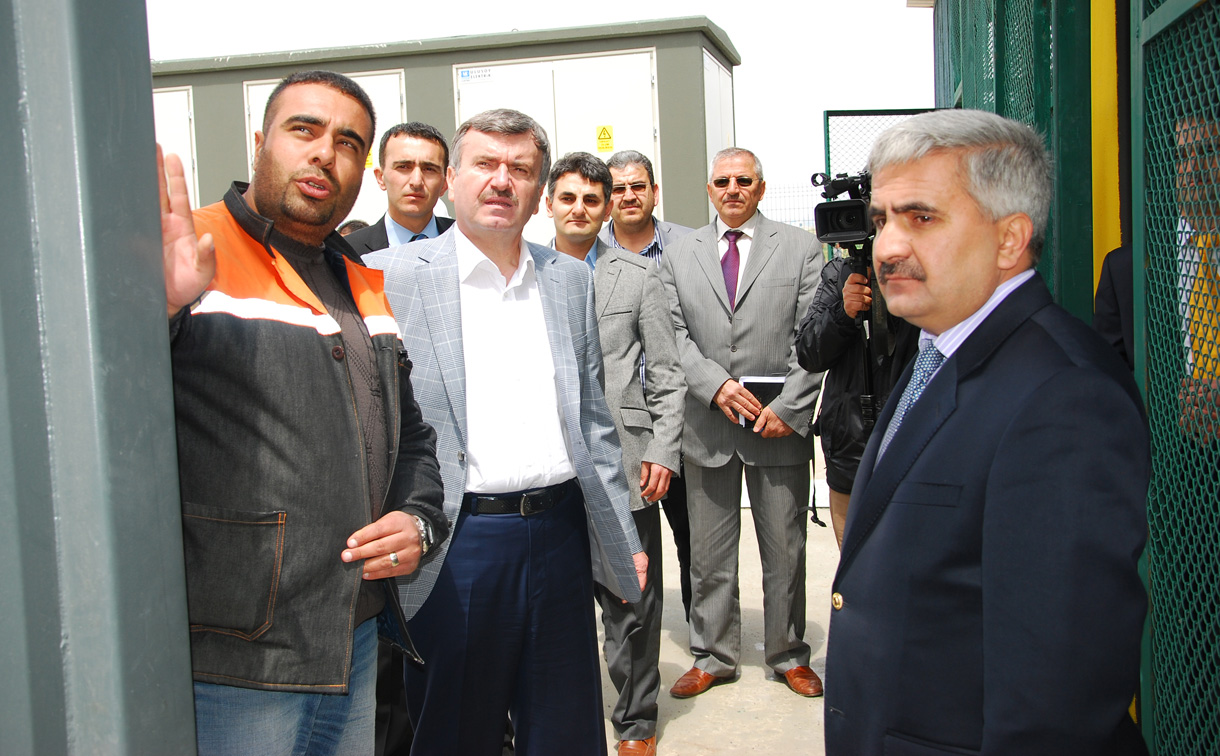 Başkan Akyürek, Metan Gazından Elektrik Enerjisi Üretim Tesisi'ni İnceledi