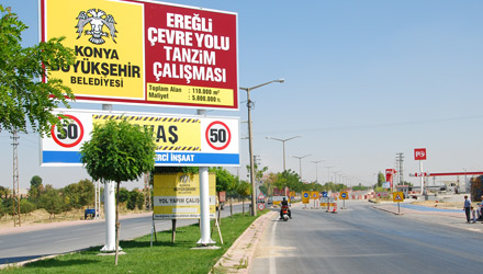 Karapınar-Ereğli Yolu'nun Çehresi Değişiyor