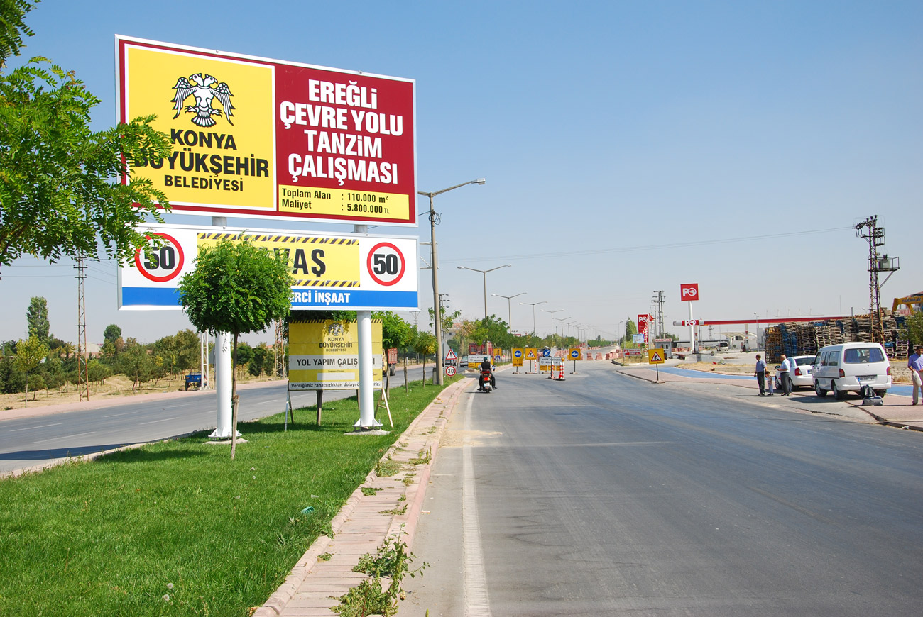 Karapınar-Ereğli Yolu'nun Çehresi Değişiyor
