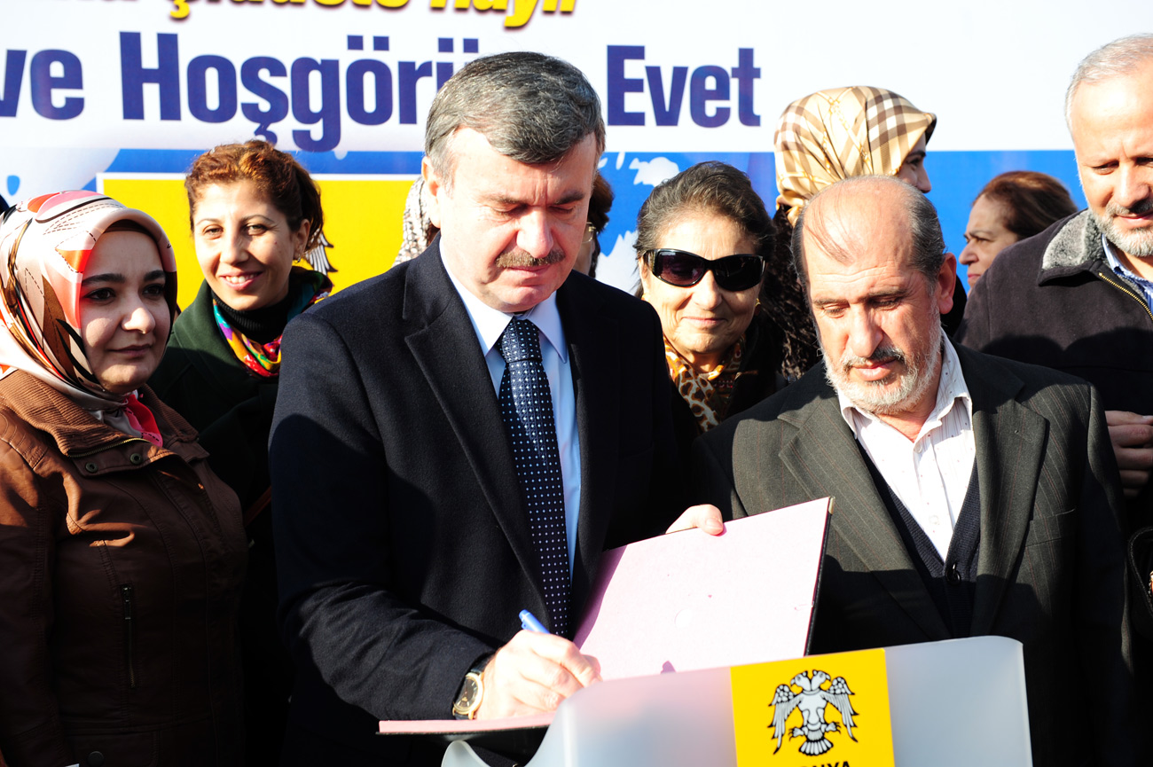'Kadına Şiddete Hayır, Sevgi ve Hoşgörüye Evet' Mutabakat Metni İmzalandı