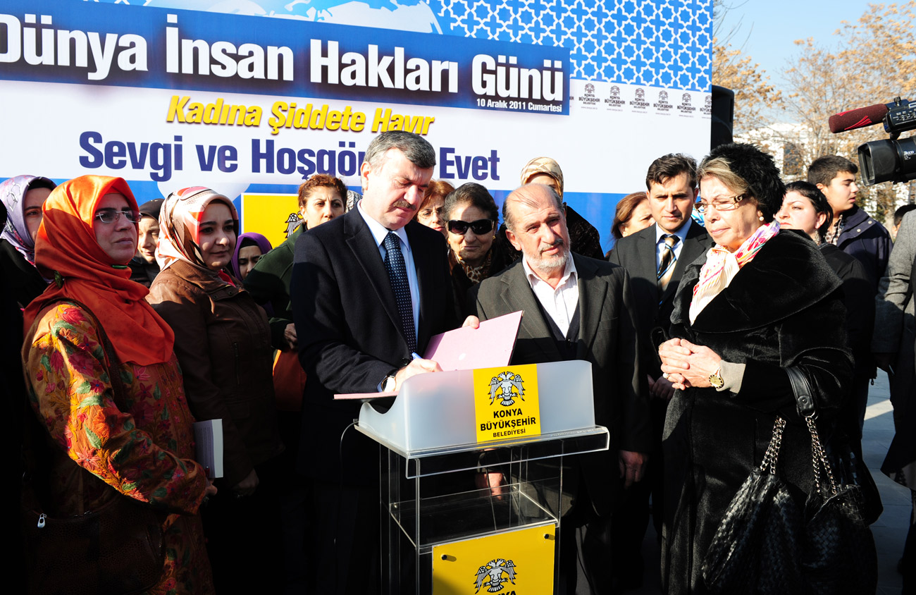 'Kadına Şiddete Hayır, Sevgi ve Hoşgörüye Evet' Mutabakat Metni İmzalandı