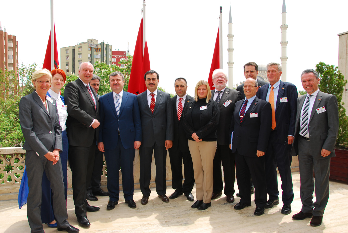Alman Bakan Başkan Akyürek'i Ziyaret Etti