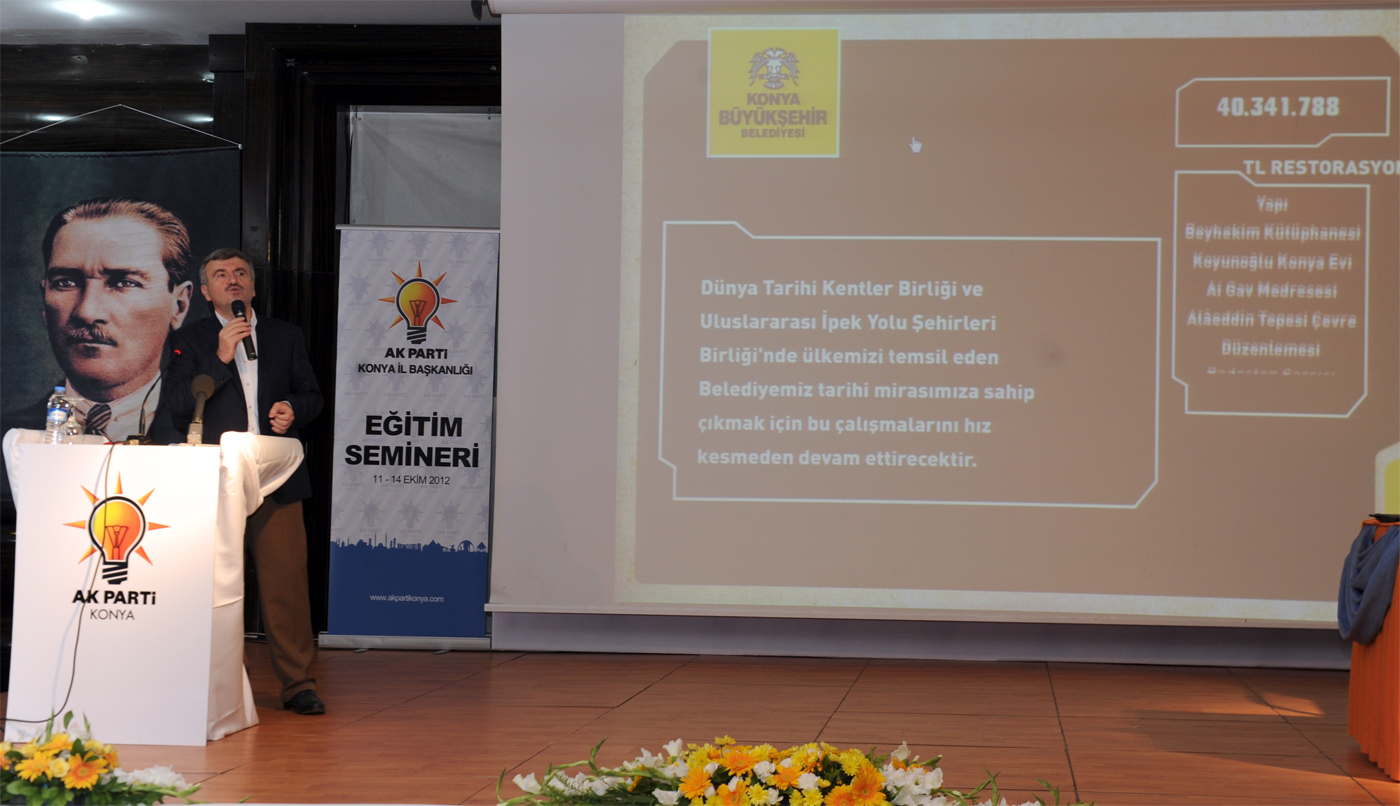 Başkan Akyürek Deneyim Paylaşımında Bulundu