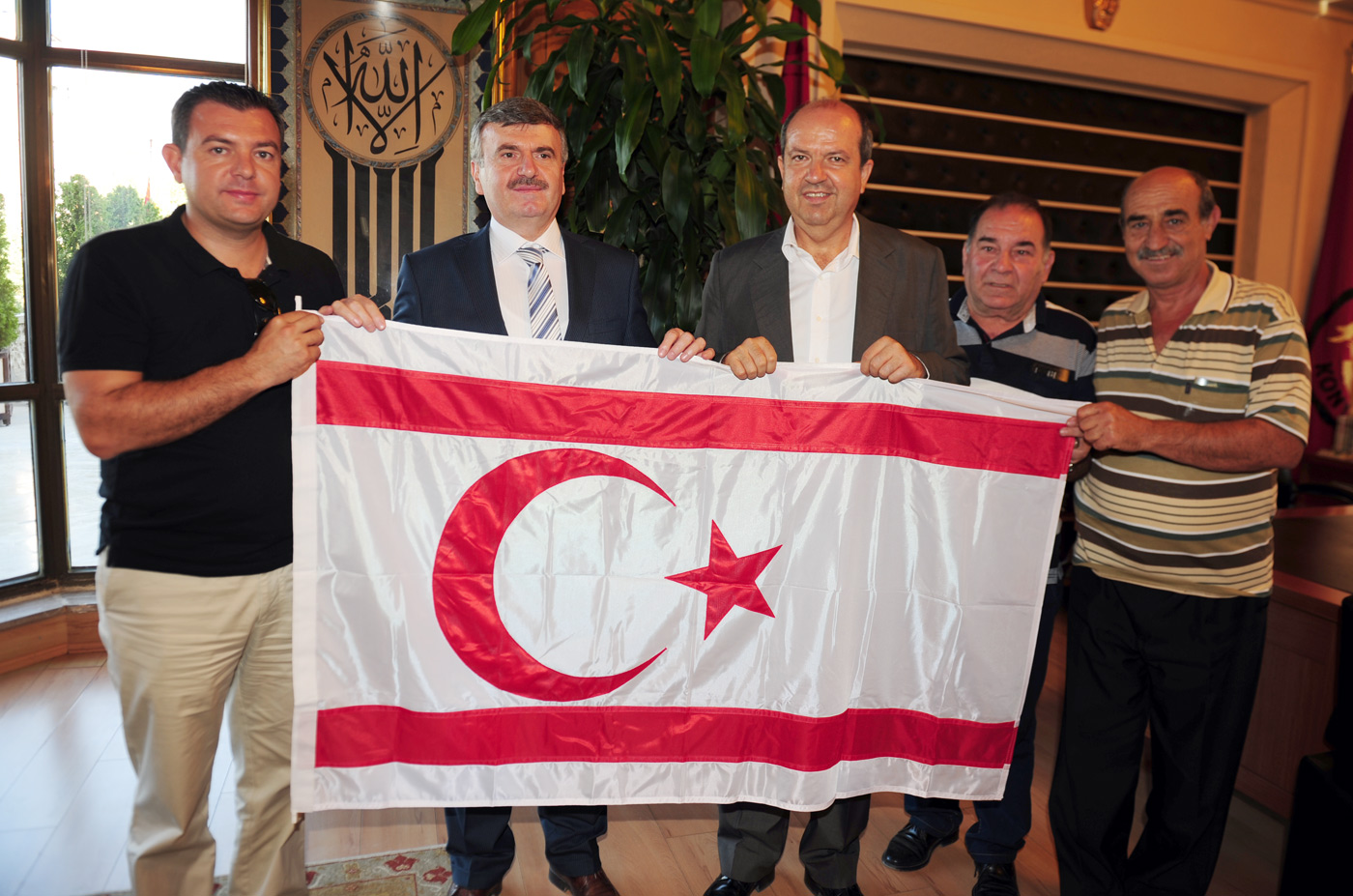KKTC Maliye Bakanı Tatar, Başkan Akyürek'i Ziyaret Etti